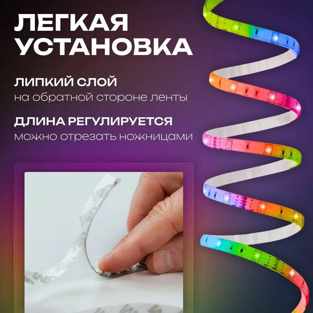 Светодиодная лента 20м с пультом, 24В, 320 LED, IP60, 16 LED/м - фотография № 3