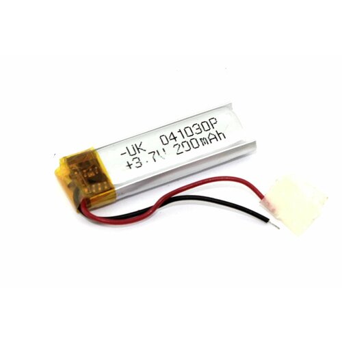 Аккумулятор Li-Pol (батарея) 4*20*20мм 2pin 3.7V/300mAh аккумулятор li pol батарея 5 20 20мм 2pin 3 7v 150mah