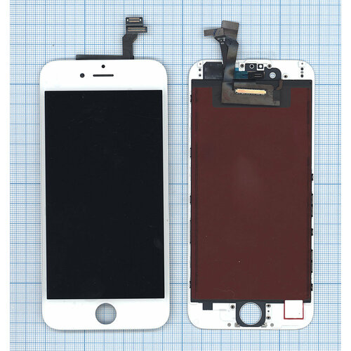 Дисплей для Apple iPhone 6 в сборе с тачскрином (Foxconn) белый дисплей для iphone 6s в сборе с тачскрином foxconn белый