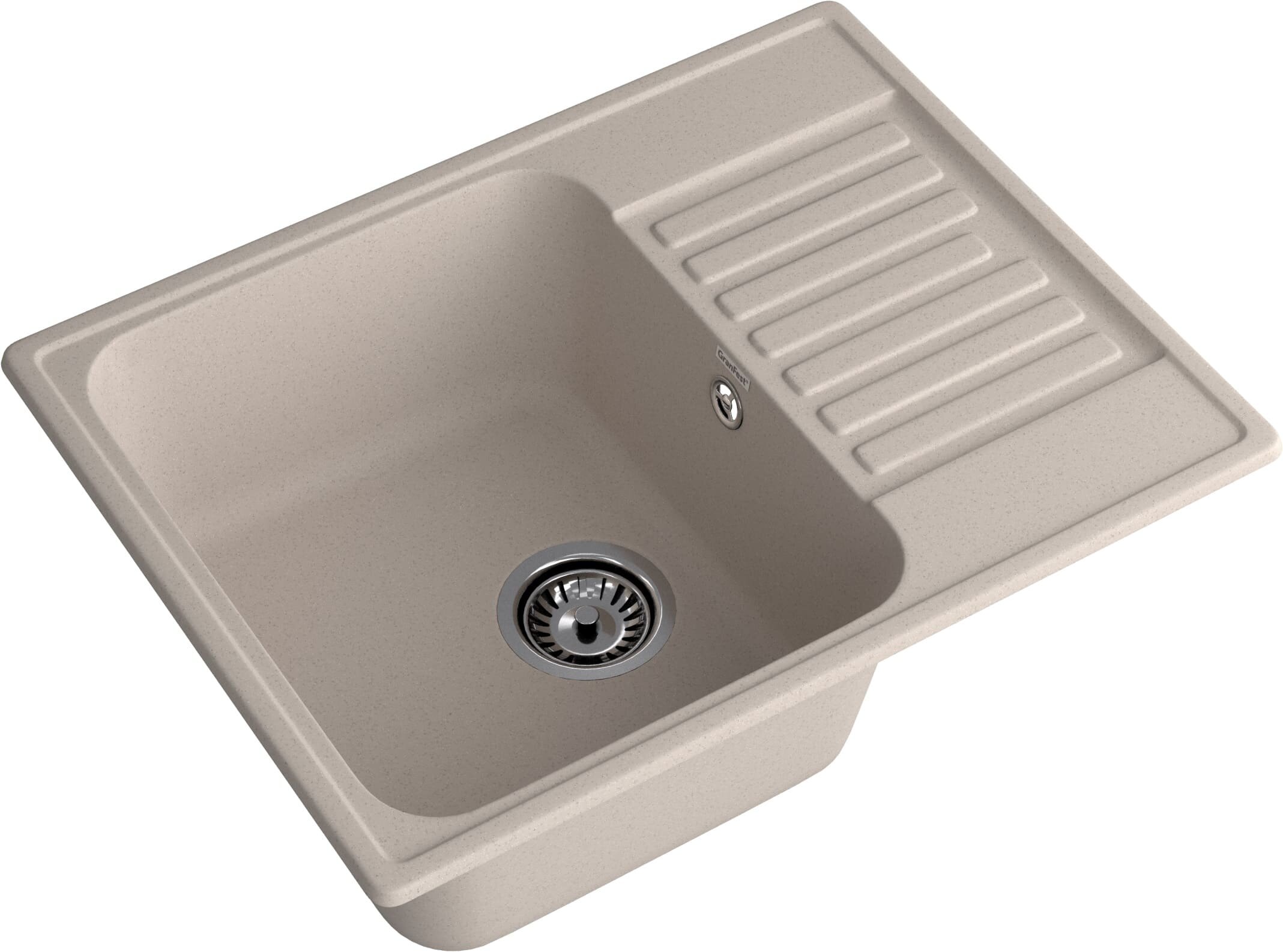Кухонная мойка Granfest Quarz Z-13 (620*480) Песочный