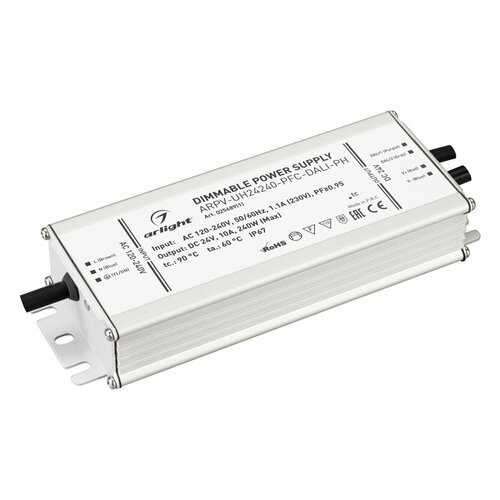 Блок питания Arlight ARPV-UH24240-PFC-DALI-PH (24V, 10.0A, 240W) 025689(1)