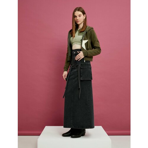 фото Толстовка koton, размер ml, хаки