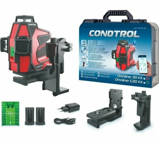 Лазерный нивелир CONDTROL Omniliner G3D Kit,1-2-406