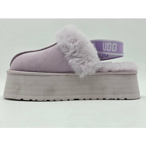 фото Угги ugg funkette suede platform, размер 41 eu, фиолетовый
