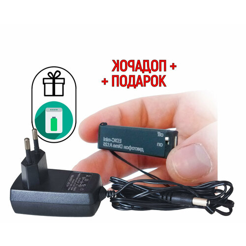 Диктофон для профессиональной записи голоса Edic-mini A125 DIME VAS U54102IDE подарок повербанк 10000 mAh - лучший диктофон для записи дикт 1670300₽