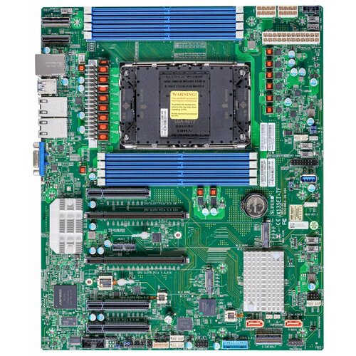 Материнская плата Supermicro X13SEI-TF-O MBD-X13SEI-TF-O1x46778xDDR5-4800 RDIMM Поддержка ECC Поддержка Reg ECC 10x SATA 302x M22x MCIO PCIe 50x8 4x NVMe RAID 01105 11722600₽