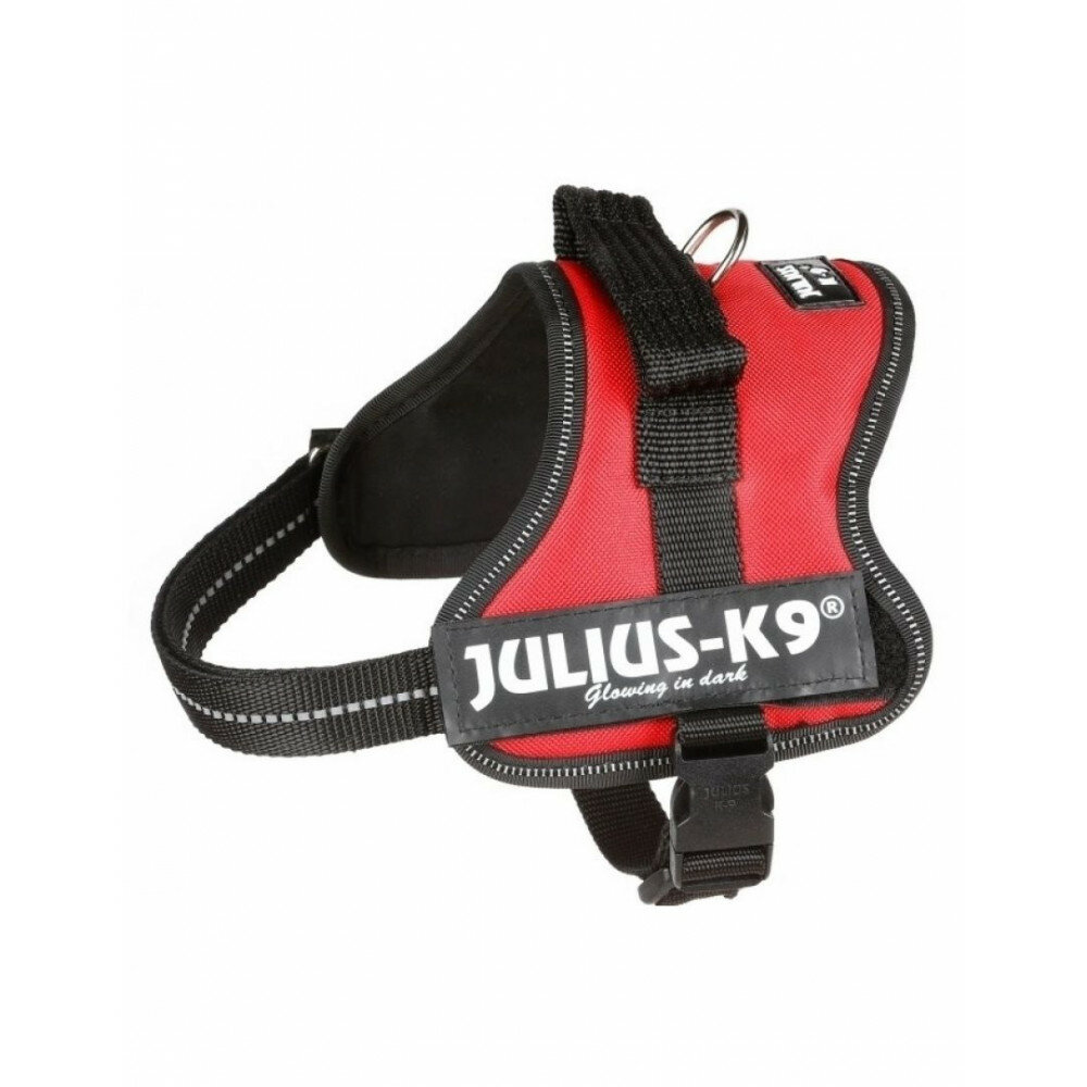 JULIUS-K9 шлейка для собак IDC-Powerharness 2 (28-40 кг) (71-96 см., Красный) - фото №15