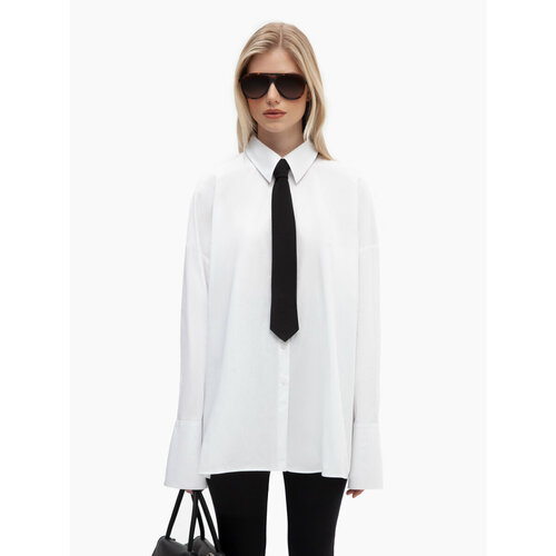 фото Рубашка toptop, размер l, белый