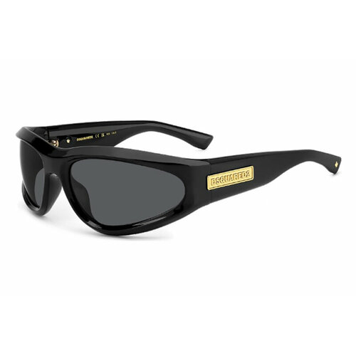 Солнцезащитные очки DSQUARED2, черный, серый