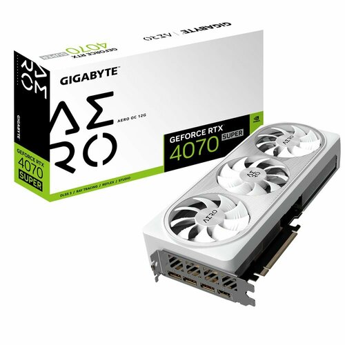 Видеокарта Gigabyte RTX4070SUPER AERO OC 12GB RTL 8763300₽