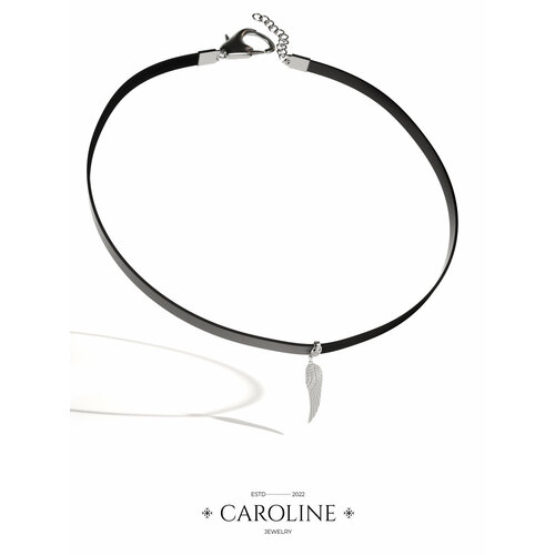 фото Чокер caroline jewelry, длина 30 см, серебряный