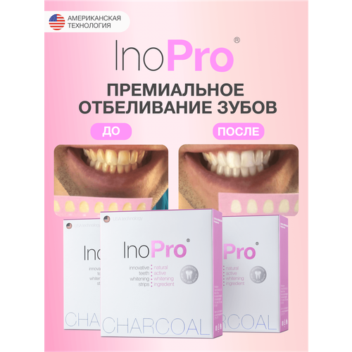 Отбеливающие полоски для зубов InoPro, 3 комплекта
