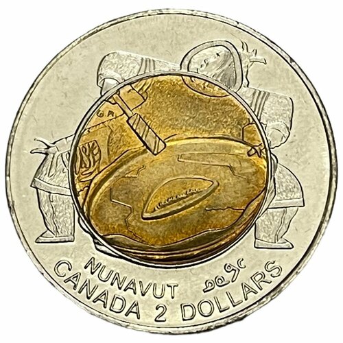 Канада 2 доллара 1999 г. (Основание Нунавута) клуб нумизмат монета 2 доллара бермудских островов 1999 года серебро елизавета ii