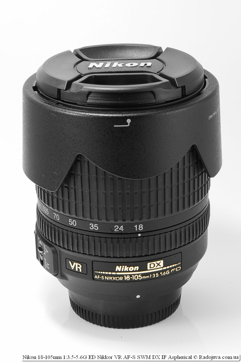 Объектив Nikon 18-105mm f/35-56G AF-S ED DX VR Nikkor