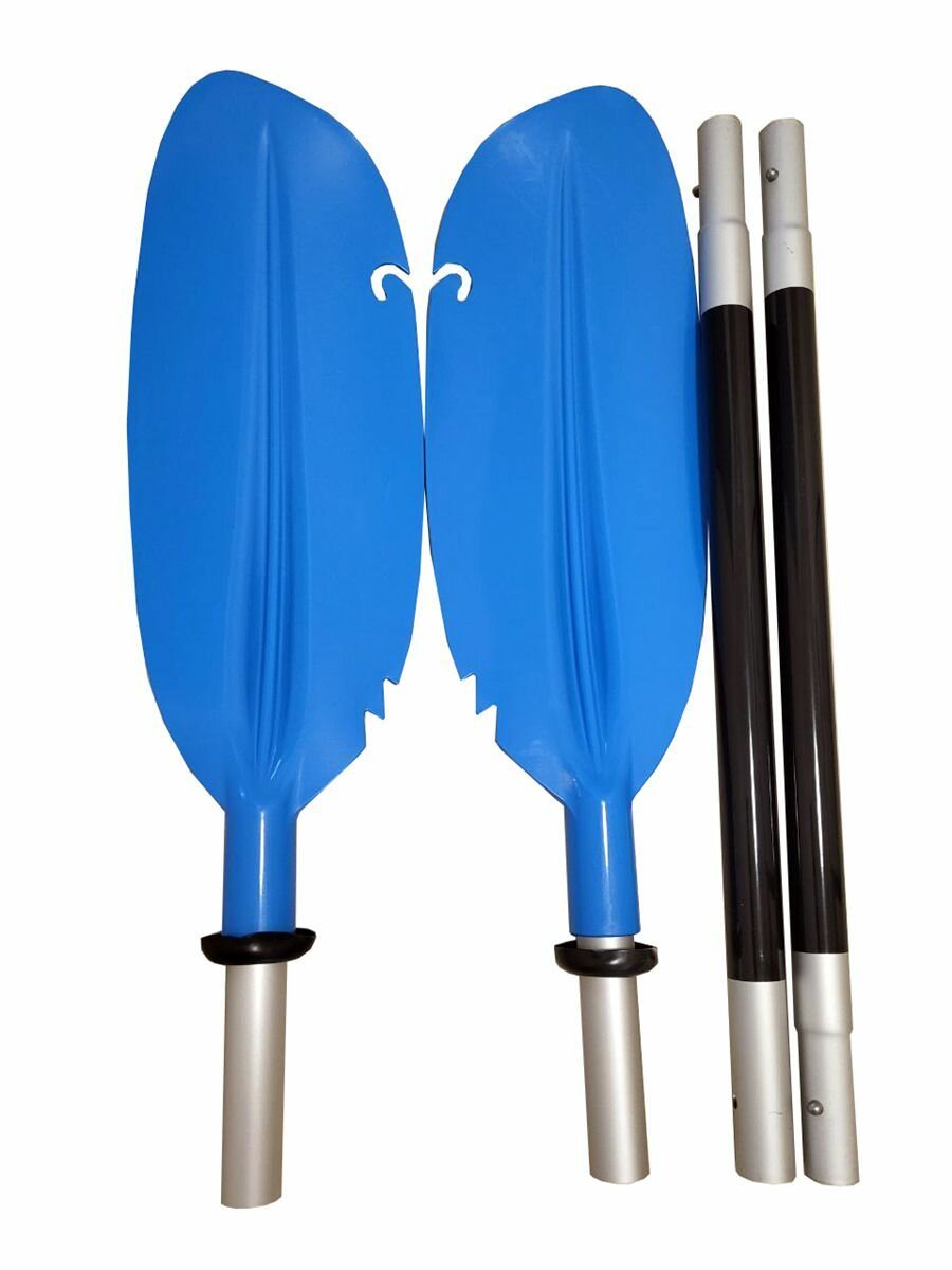 Весло для байдарки или каяка Sapper, 4 секции, 220 см синее