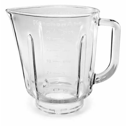 Стеклянная чаша 1.5л (без крышки и ножей) для кухонного комбайна KitchenAid W10221782 kitchenaid насадка овощерезка kitchenaid 5ksmvsa