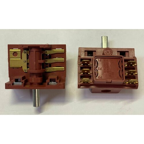Переключатель режимов мощности конфорки TIBON ПМ4 (конт. 3+3 снаружи) a9e18071 переключатель issw 2 пол 2 перек конт