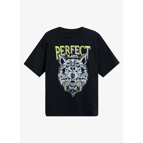 фото Футболка funday, размер 128, черный