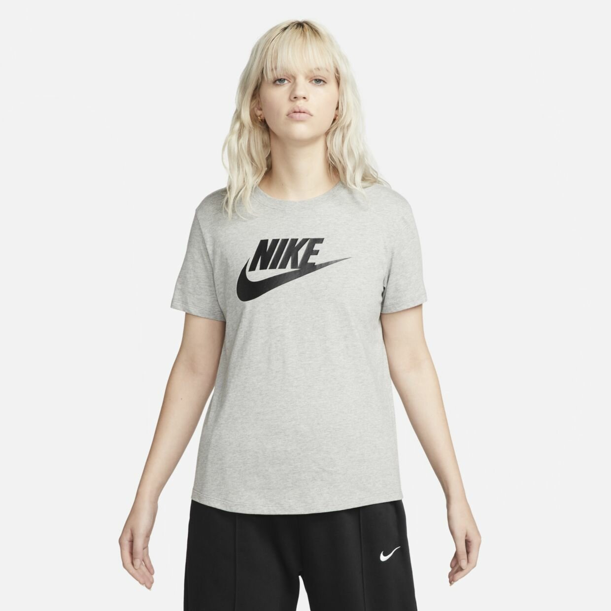 Футболка NIKE серый 