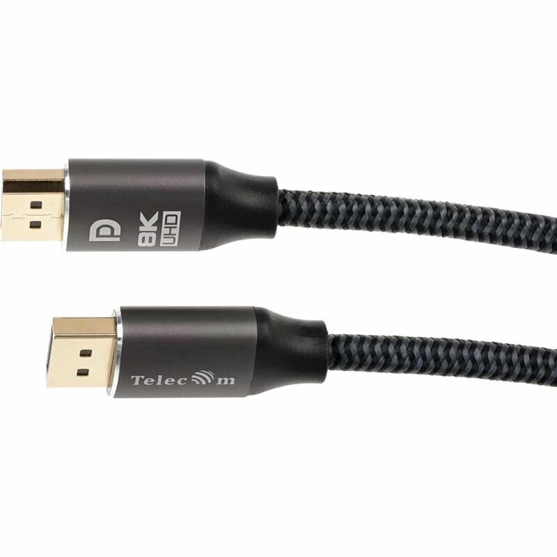 Кабель аудио-видео Telecom TCG750-1.5M, DisplayPort (m) - DisplayPort (m) , 1.5м, GOLD серый Noname - фото №18