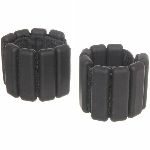 фото Утяжелитель для рук и ног fit band, 2 шт, 450 гр, черный vostok