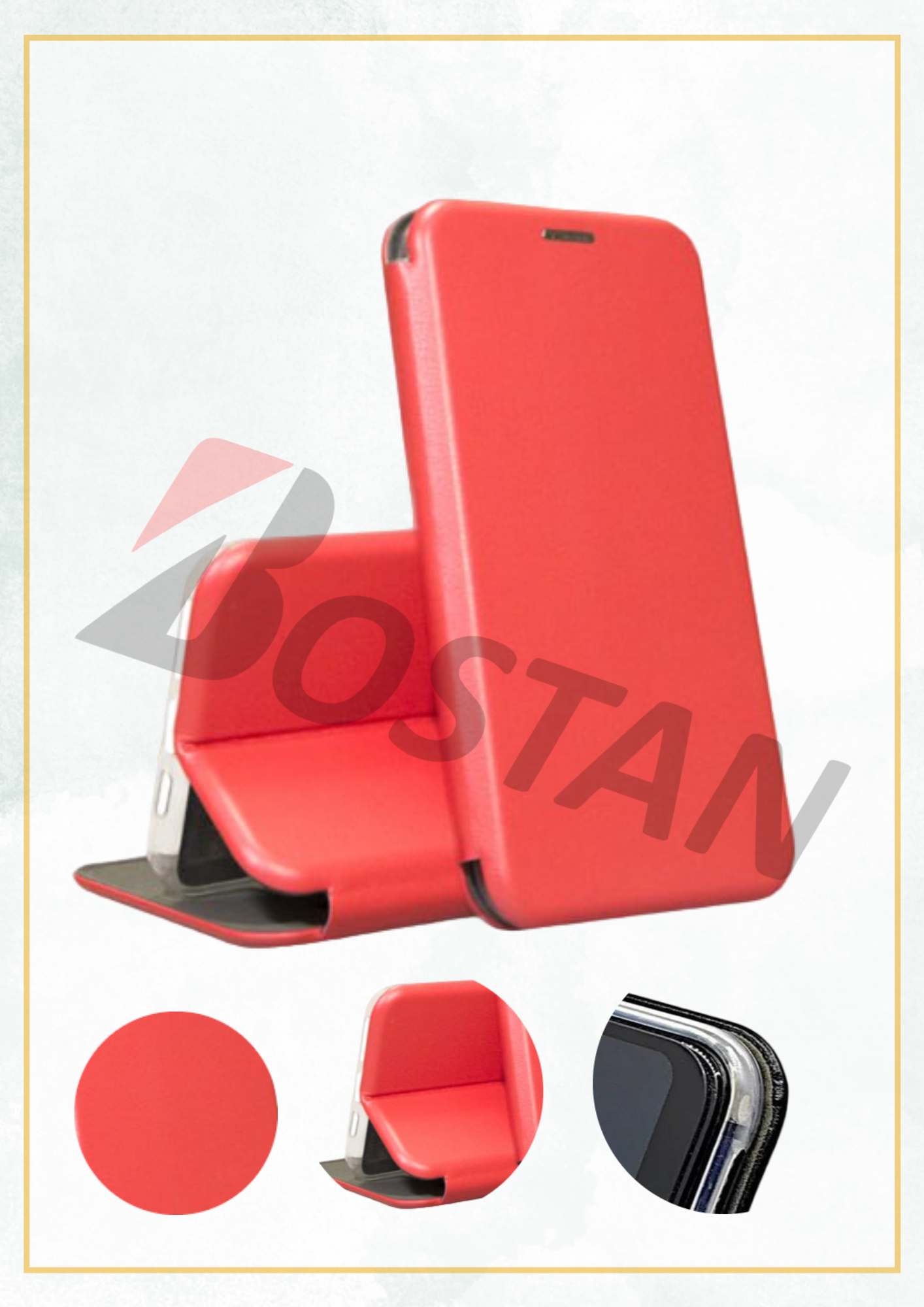 Чехол книжка Bostan aks для Samsung M52 с защитой камеры