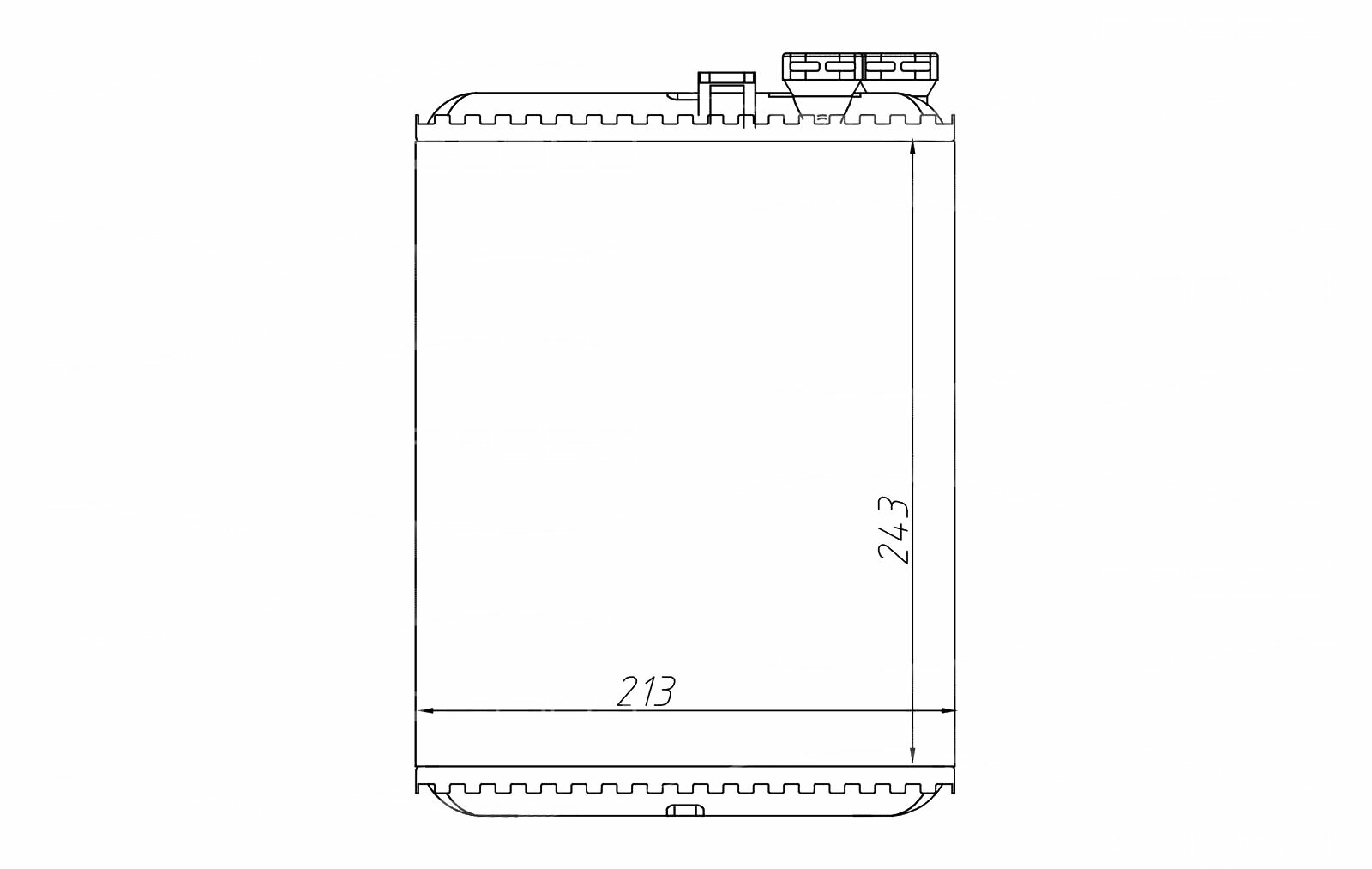 фото Радиатор отопителя VOLVO S60/S70/V70/S80 98-