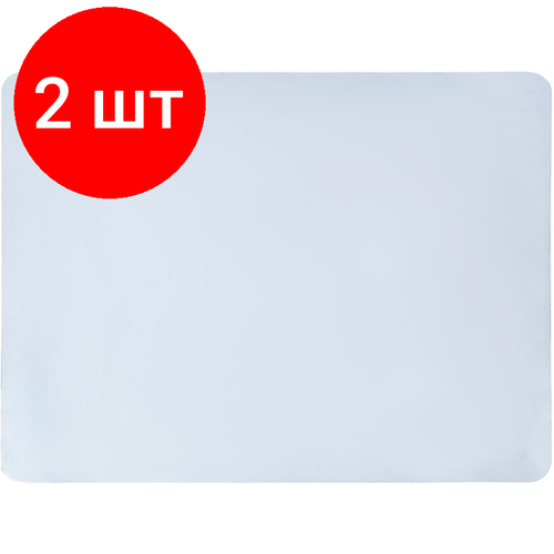 Комплект 2 штук Коврик на стол Attache 55x65см ПВХ прозрачный eco 650₽