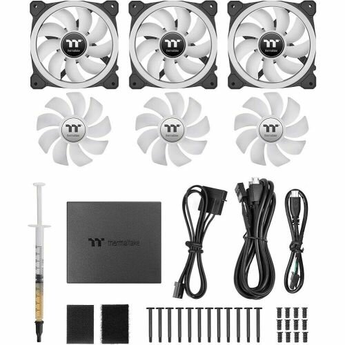 SWAFAN 14 RGB Radiator Fan TT Premium Edition 3 Pack [CL-F138-PL14SW-A] Thermaltake - фото №10