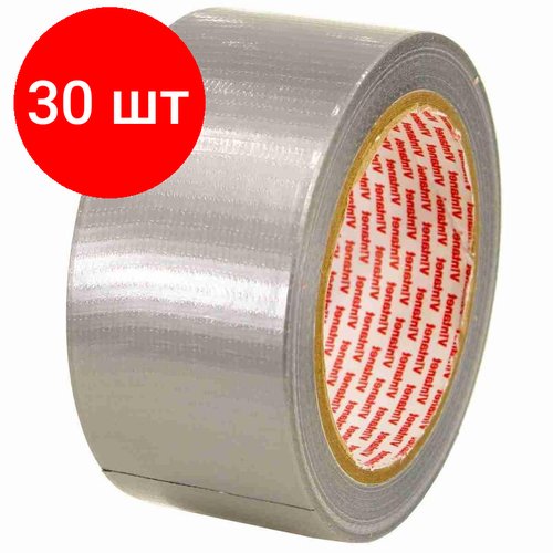 Комплект 30 штук, Клейкая лента монтаж. армир. DT1900 базовая Vintanet, серебр,50мм х 25 м