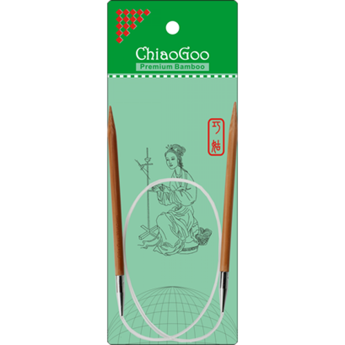 Спицы Chiaogoo круговые бамбук 375 мм 80 см 885₽