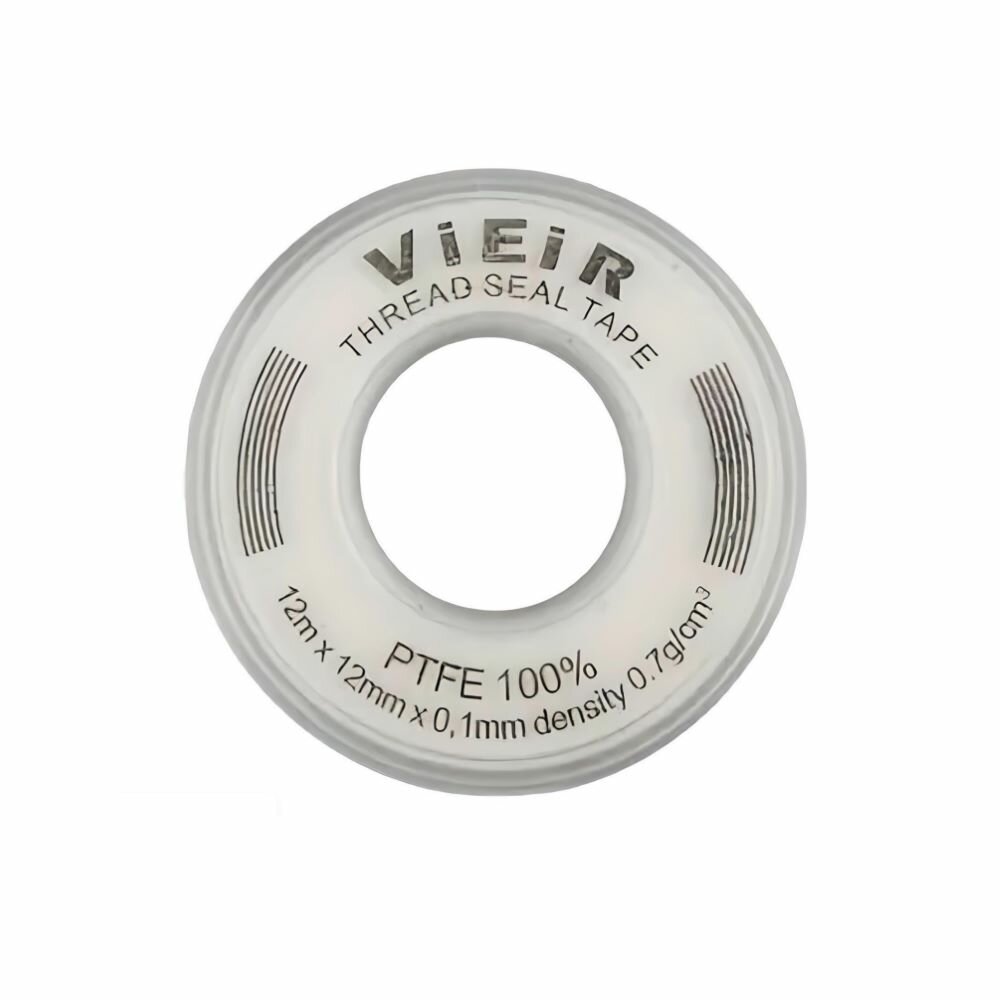 ViEiR Фум лента для газа и воды белая/желтая (19 мм-025 мм-16 м) (VR8096)