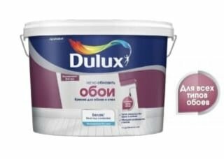 Dulux Easy / Дюлакс Изи водно-дисперсионная краска для стен и обоев матовая BW 5л