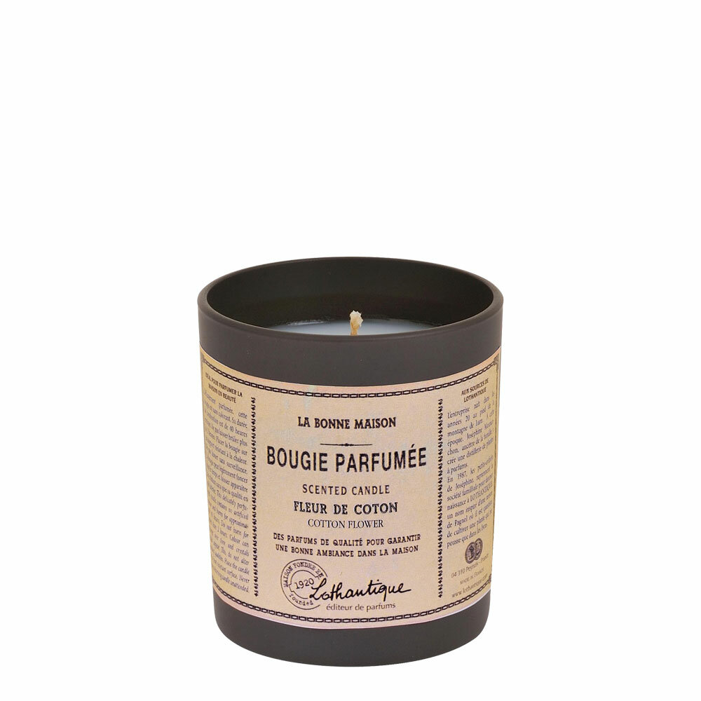 фото Ароматическая свеча LOTHANTIQUE "Букет Хлопка" (Cotton Flower), 140 г