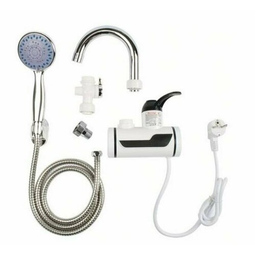 Проточный электрический кран-водонагреватель с душем Instant Electric Heating Water Faucet Shower 215000₽