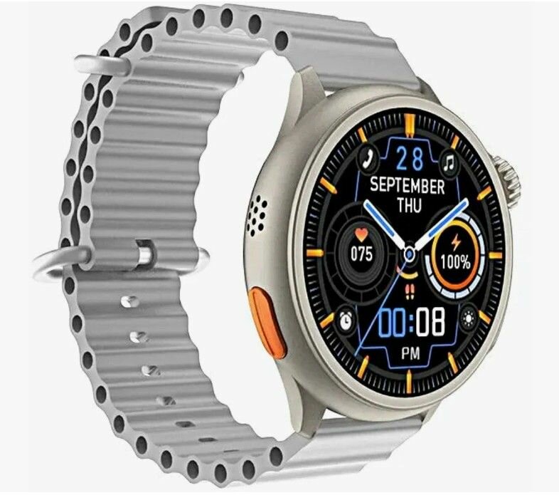 фото Смарт часы HW3 ULTRA MAX умные часы круглые спортивные smart watch ios android