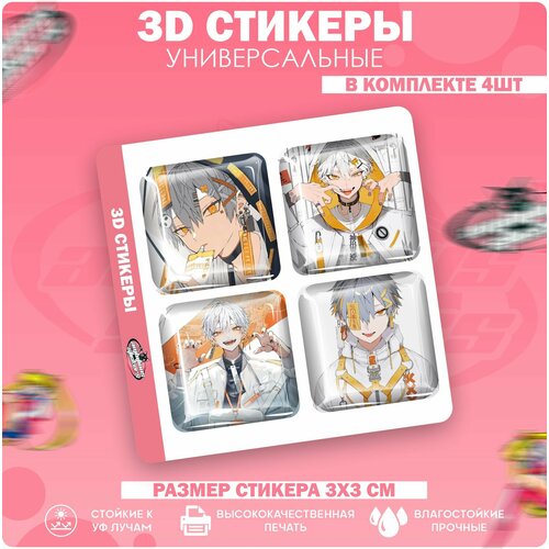 3D стикеры наклейки на телефон Аниме девушки наклейки эстетика аниме 3d стикеры на телефон девушки