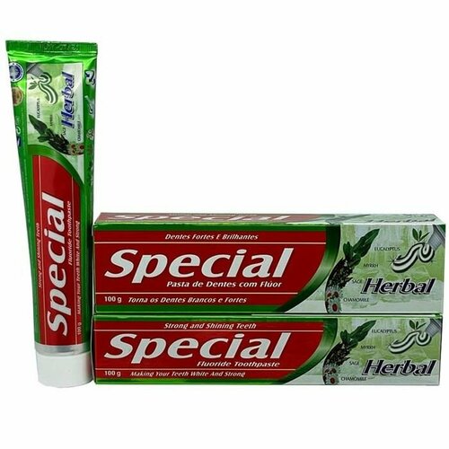 Special Зубная паста Herbal, с экстрактом трав, 100 г