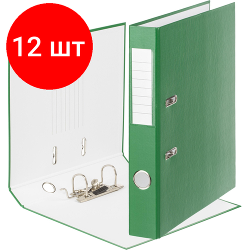 Комплект 12 штук, Папка-регистратор 50мм Attache Economy, зеленый_бюджетПБП1 реестр б/мет угол комплект 9 штук папка регистратор 50мм attache economy зеленый бюджетпбп1 реестр б мет угол