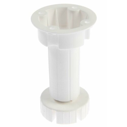 Опора мебельная пластиковая H-95/130 регулируемая, белая 5428785