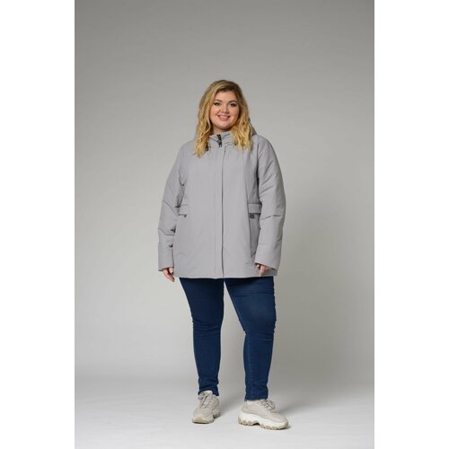 фото Куртка karmelstyle, размер 48, серый