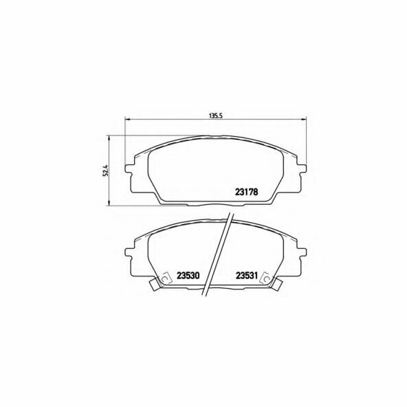 Тормозные колодки Brembo - фото №17