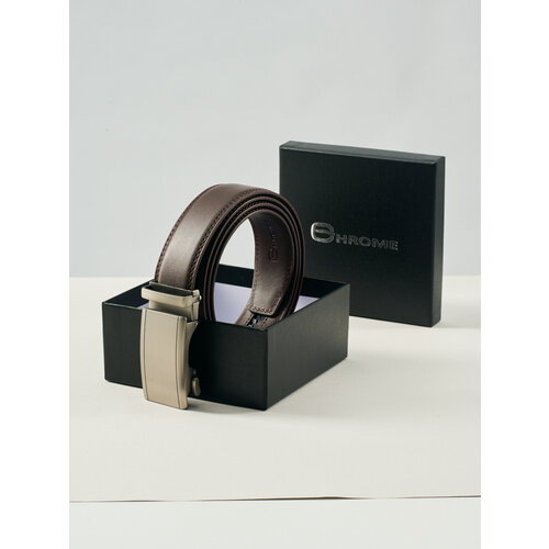 фото Ремень , размер 130, коричневый chrome