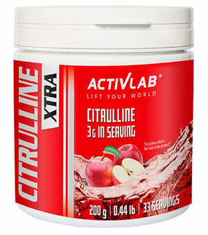 Л-Цитруллин малат Activlab Citrulline Xtra, 200г (Яблоко) Спортивное питание для мужчин и женщин, для потенции