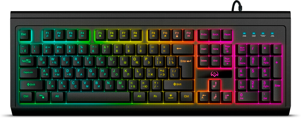 Клавиатура Sven игровая (104кл, ПО, RGB-подсветка) - фото №17