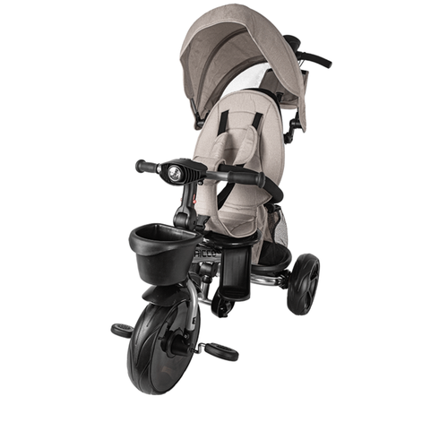 Велосипед коляска трехколесный с ручкой Tech Team Ricco beige бежевый 13042₽