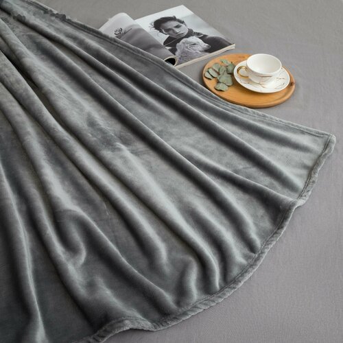 Плед LoveLife 150х200 см велсофт цвет серый 100 пэ 1876₽