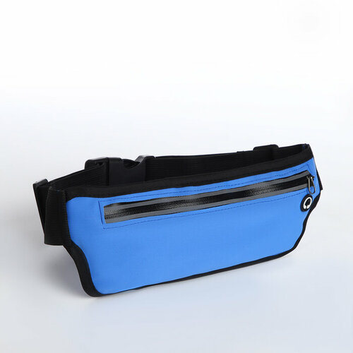 Сумка поясная , синий сумка поясная спортивная текстиль регулируемый ремень синий