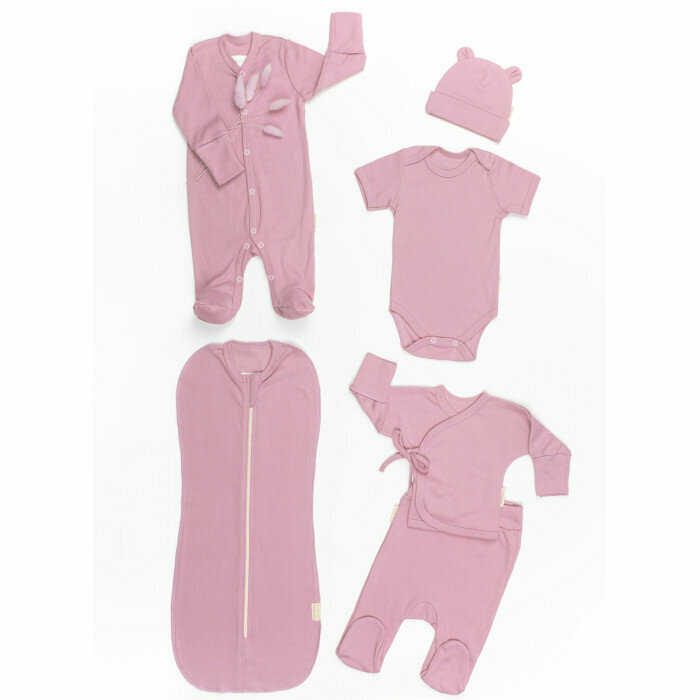 Комплект на выписку Newborn (6 предметов) Розовый