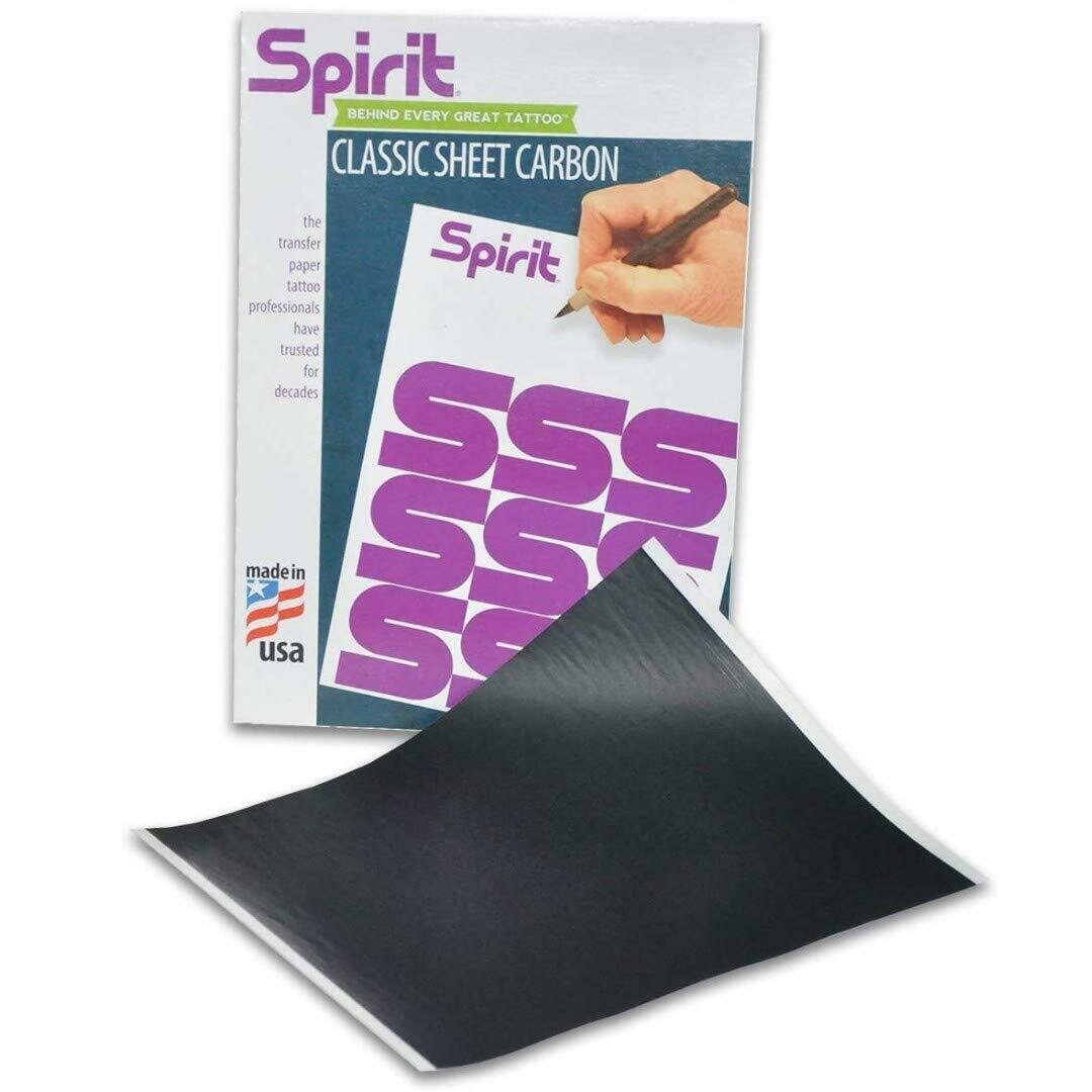 Spirit - Classic Sheet Carbon Трансферная бумага для тату, без кальки А4 - 10 листов